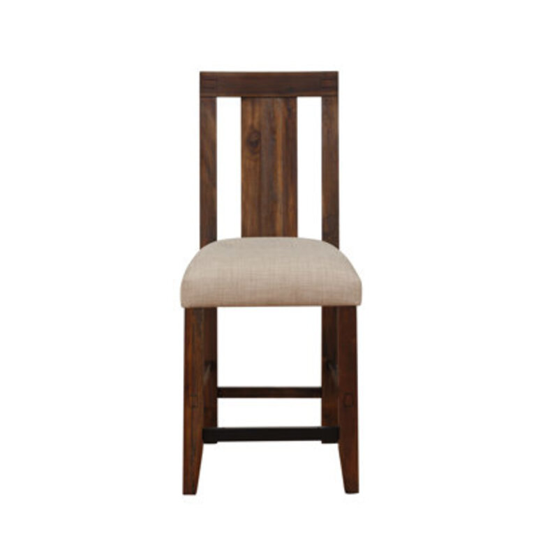 Kaicey Upholstered Counter Stool with Solid Wood Frame