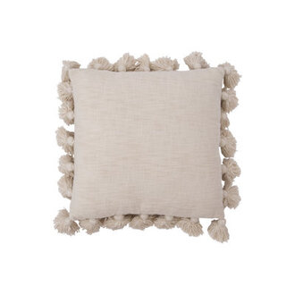 Vivienne Luxurious Square Cotton Pillow Cover and Insert
