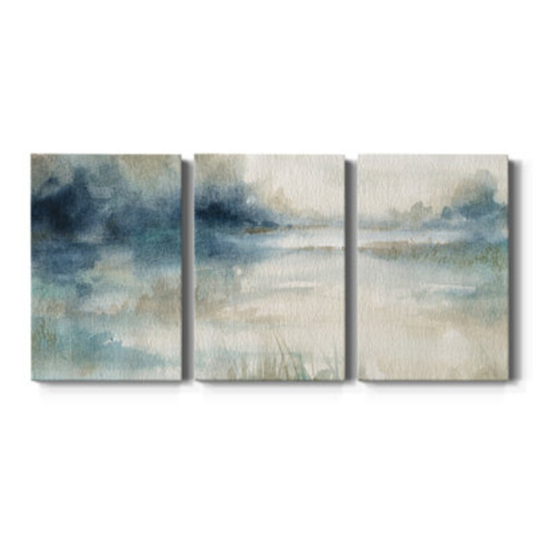 Still Evening Waters II 3-Piece Painting Print