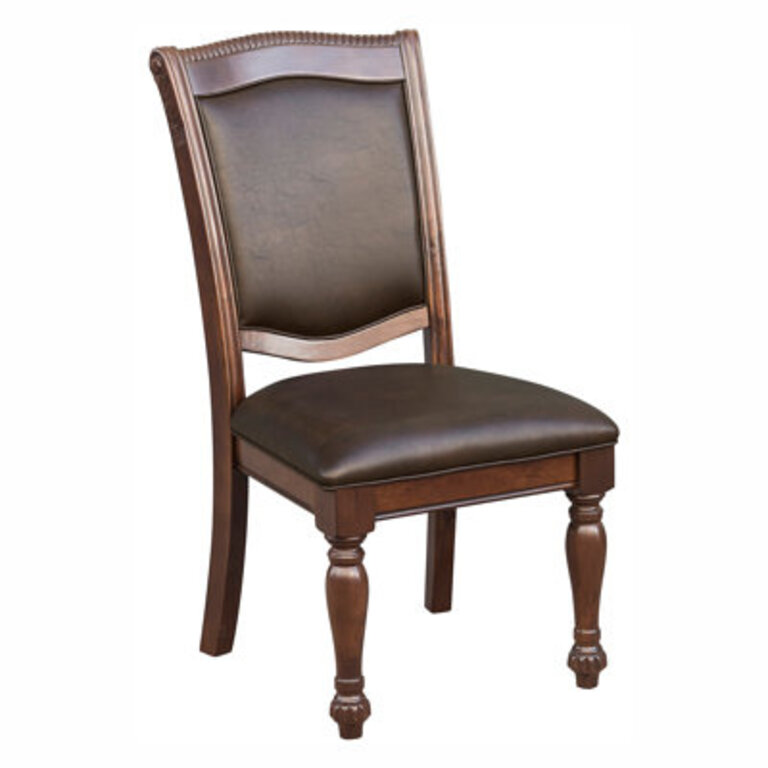 Engles 1925 H Faux Leather Upholstered Side Chair
