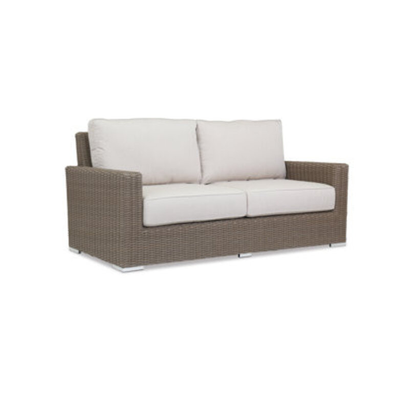 72 Wide Straight Loveseat with Sunbrella Cushions