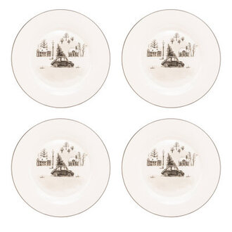 Scandinavian Wonderland 75 Bone China SaladDessert Plate