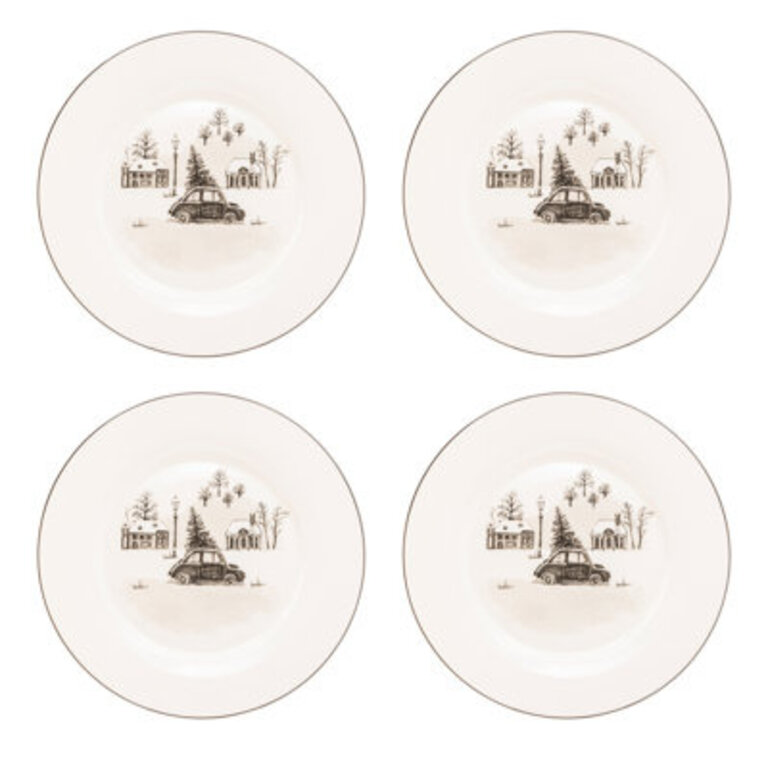 Scandinavian Wonderland 75 Bone China SaladDessert Plate