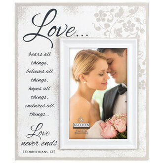 Carr White Wood Matte Picture Frame