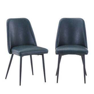 Ebrar 20 H Faux Leather Upholstered Side Chair