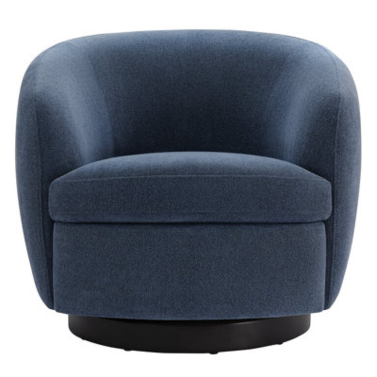 Marcy Upholstered Swivel Barrel Chair