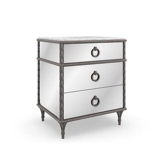 Fontainebleau 24 W Metal Nightstand