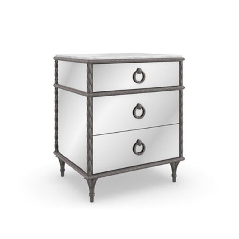 Fontainebleau 24 W Metal Nightstand
