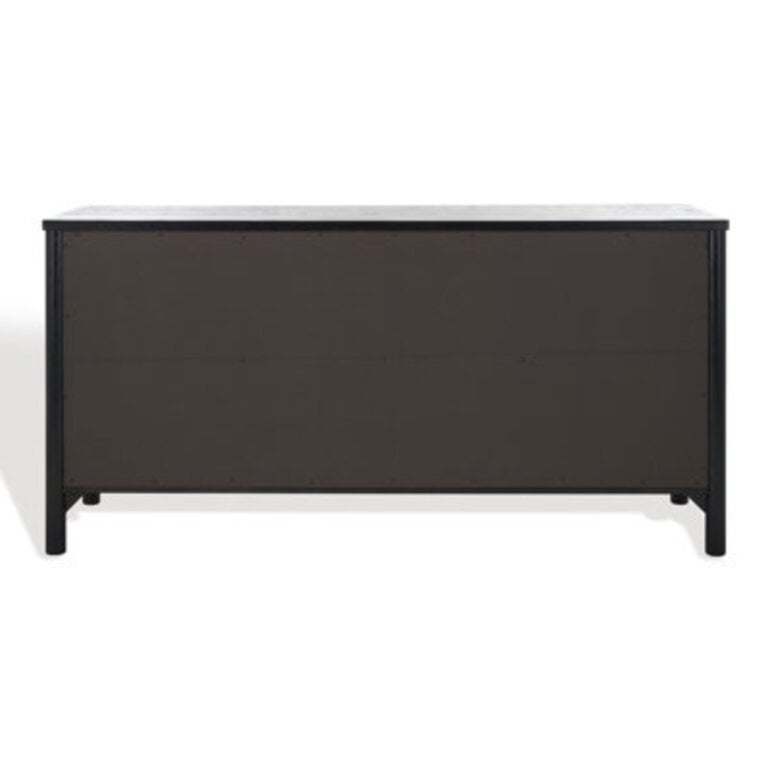 Kaplan 6 Drawer Dresser Color: Black