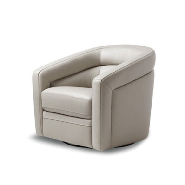 Dowlin Upholstered Swivel Barrel Chair