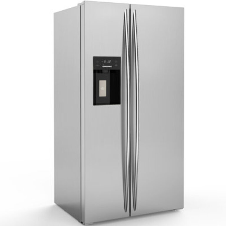 RWFLAME 36 Side By Side 2001 Cu ft Refrigerator with Freezer  Ice Maker Included