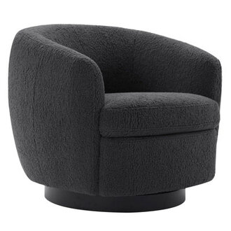 Marcy Upholstered Swivel Barrel Chair