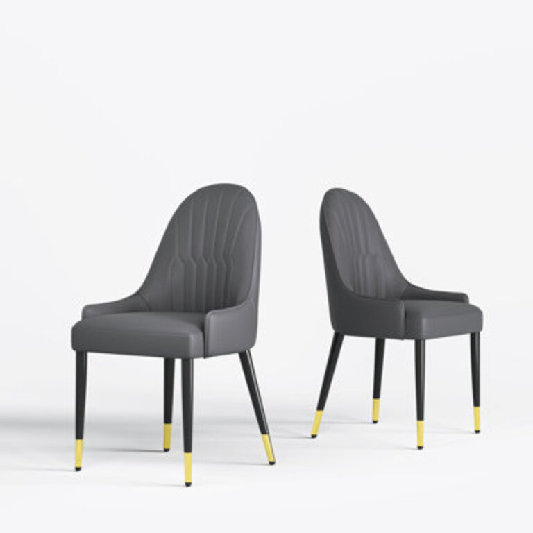 Canalou 187 H Faux Leather Upholstered Parsons Chair