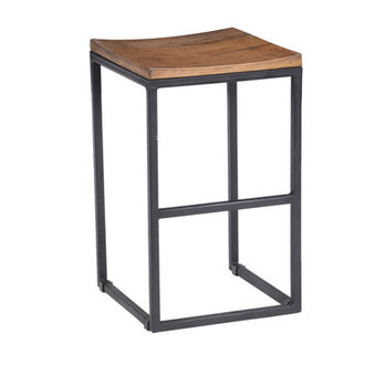 Counter Stool with Metal Frame