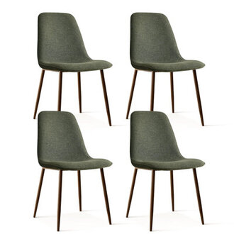 Polyester Upholstered Side Dining Chair