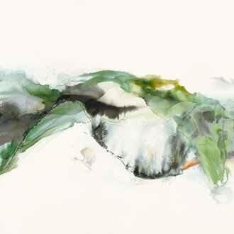 Green Terrain I  by Sisa Jasper Painting Print
