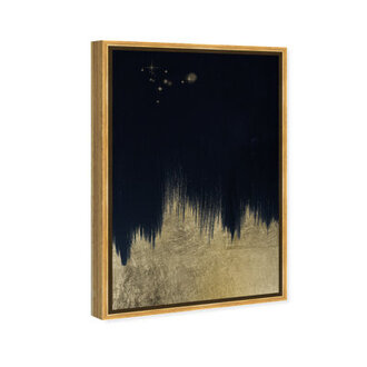 Abstract Starry Night Redux Night Sky  Painting Print