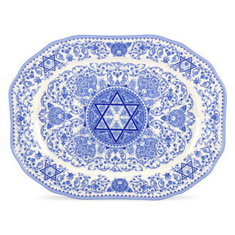 Spode Judaica Oval Platter 14