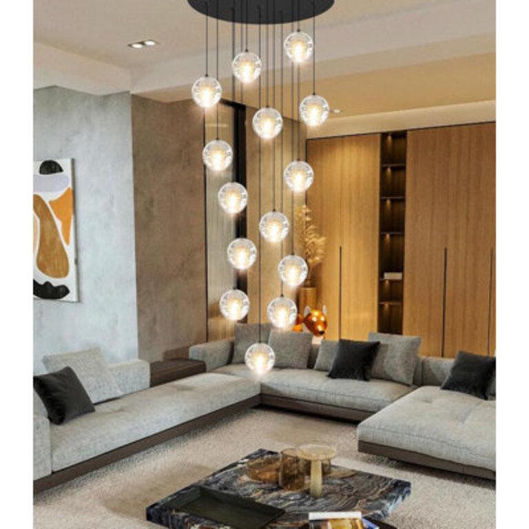 Hurleigh 14 - Light Globe Chandelier