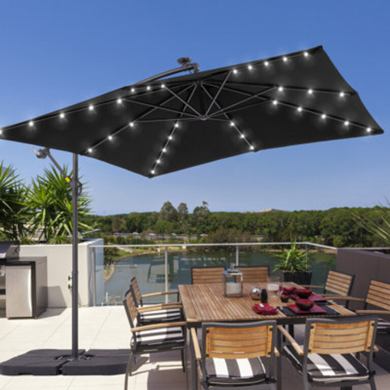 984 Lighted Cantilever Umbrella
