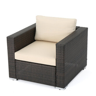 Parfrey Wicker Outdoor Lounge Chair