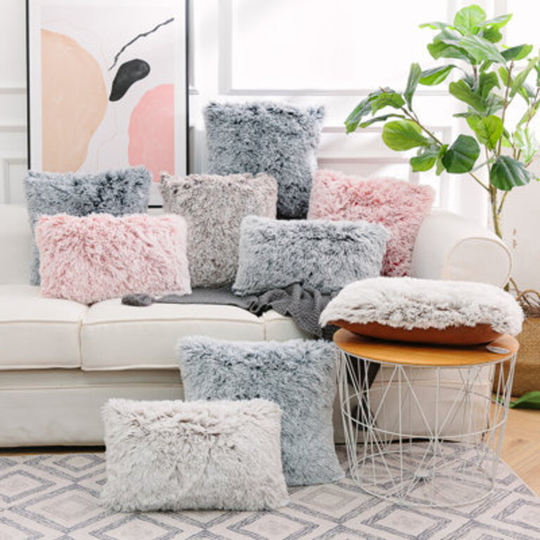 Luxury Soft Faux Fur Fleece Cushion Cover Pillowcase Decorative Throw Pillows Covers