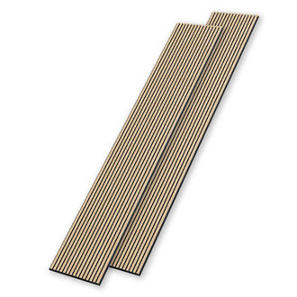 2pcs x 106 x 205 3D AcousticSound proof Wood Slat Wall Panels set of 2302 sq ft