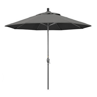 Carina 9' Market Umbrella Fabric Color: Charcoal