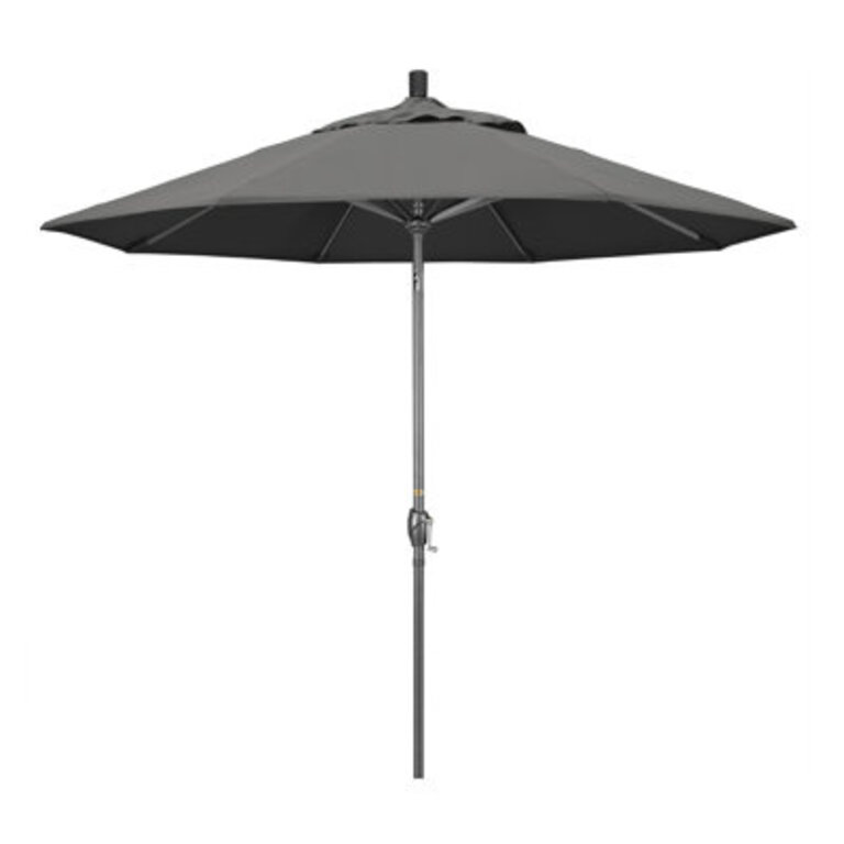 Carina 9' Market Umbrella Fabric Color: Charcoal