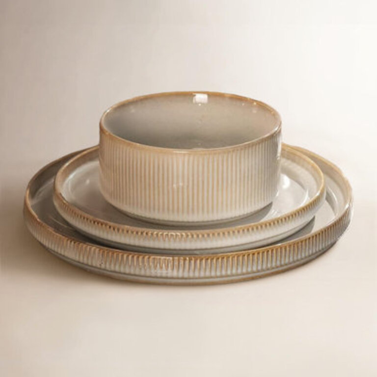 Azal 12-Pc Stoneware Dinnerware Set