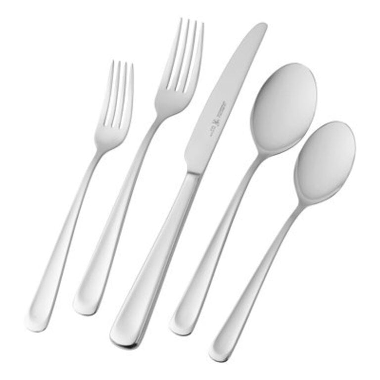 HENCKELS Silvano 45-Piece 1810 Stainless Steel Flatware Set