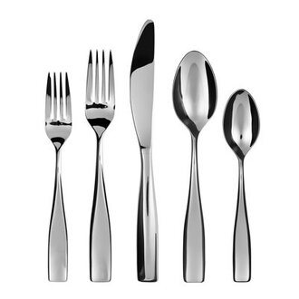 Beckett Mirror 40pc Flatware Set Service for 8