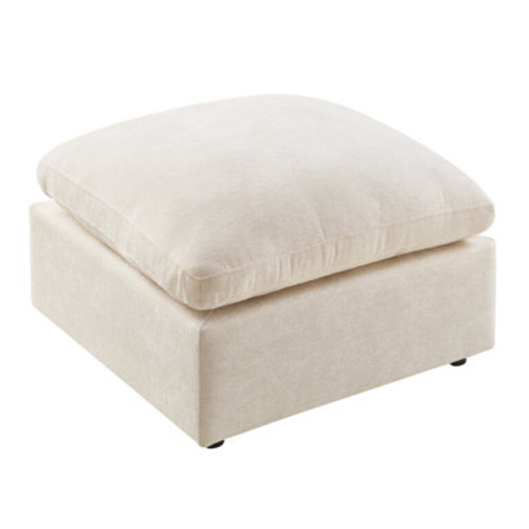 Upholstered Ottoman Module For Modular Sofa
