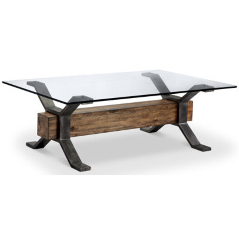 Schott Glass Top Coffee Table