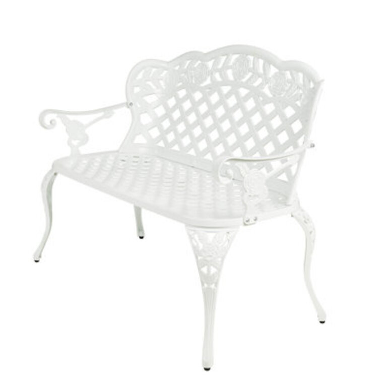 Crowe Lattice Design Garden Bench 425 Inch Long