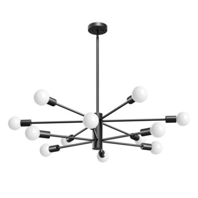Klotilda 12 - Light Dimmable Modern Sputnik Sphere Chandelier