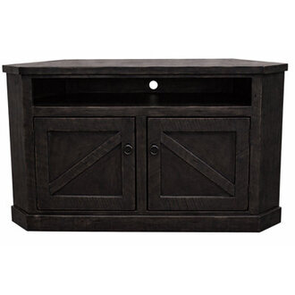 Bordeaux Unfinished Corner TV Stand for TVs up to 65