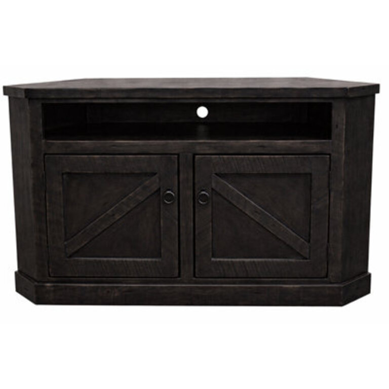 Bordeaux Unfinished Corner TV Stand for TVs up to 65