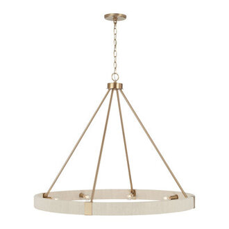 Dorrin Dimmable Wagon Wheel Chandelier