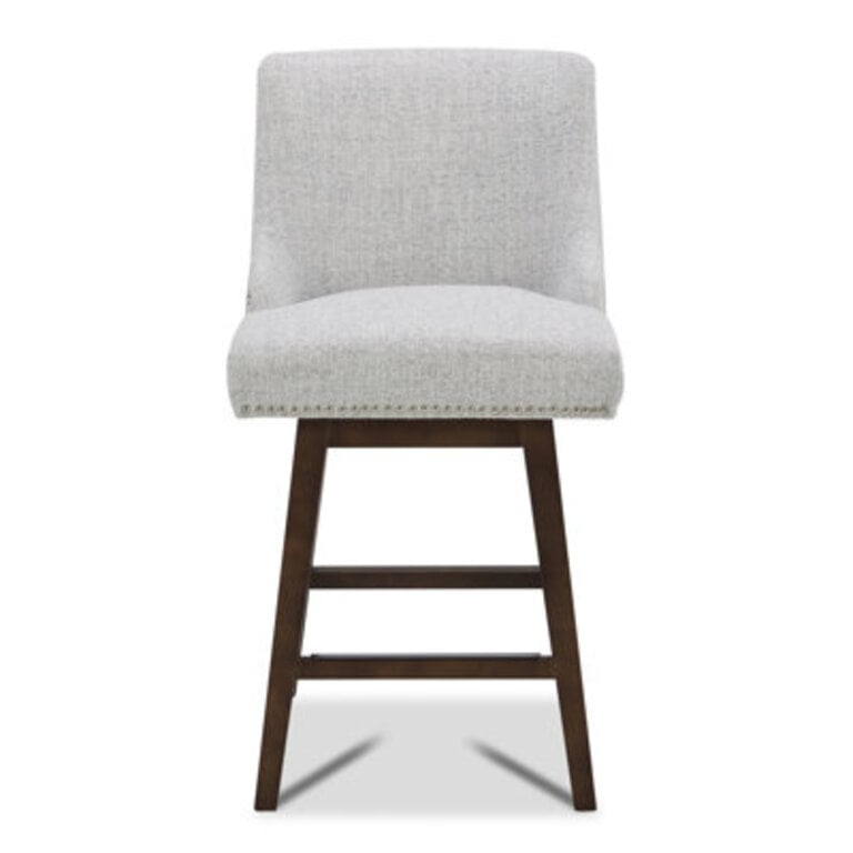 Orbay Swivel Upholstered Counter Stool