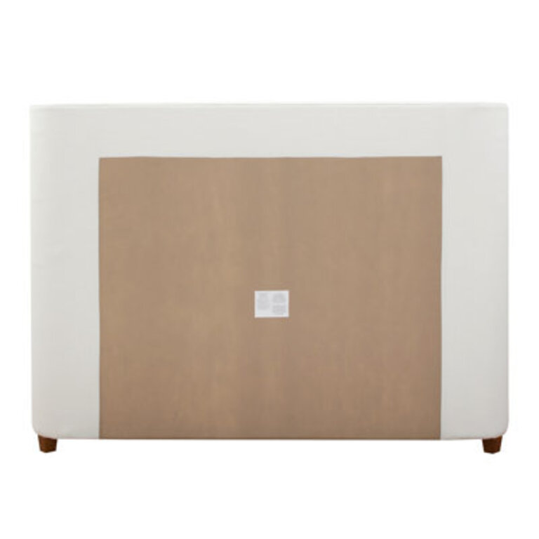 Currier Upholstered Wingback Bed