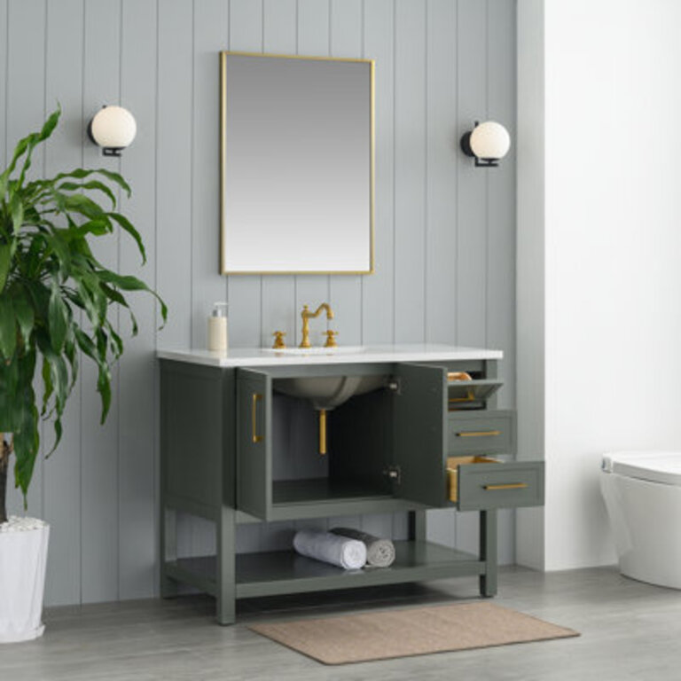 Vicini Single 42 Bathroom Vanity Set