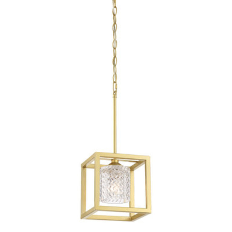 Elutheria 1 - Light Kitchen Steel Dimmable Lantern SquareRectangle Pendant