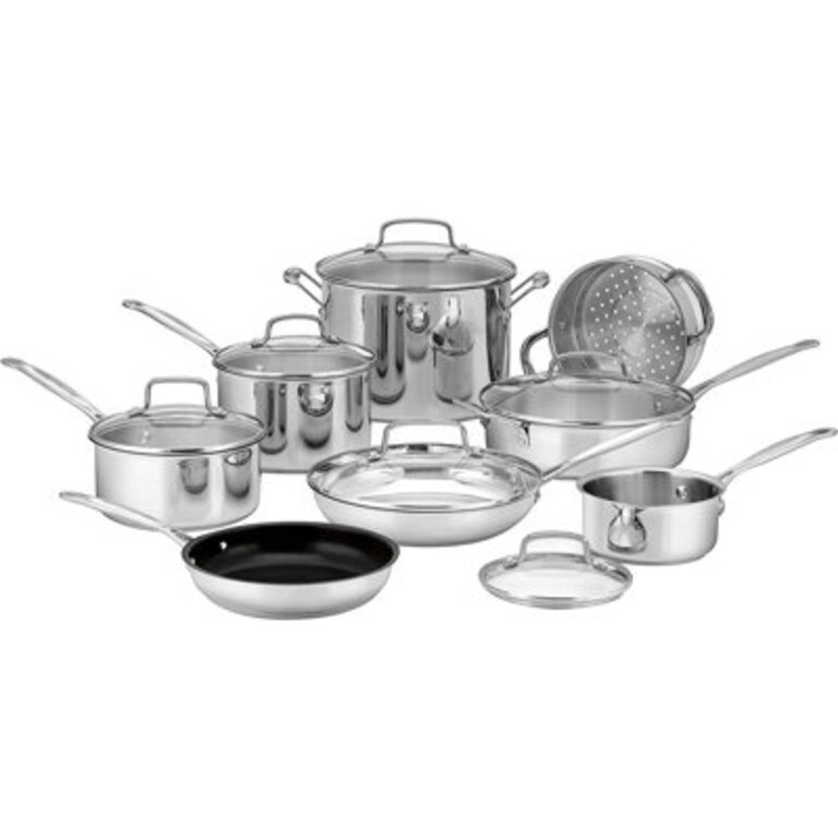 Cuisinart Chefs Classic 14 Piece Stainless Steel Cookware Set