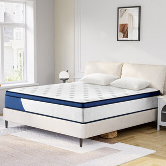 Krisha 12 inches No-Noise Hybrid Mattress Euro Top