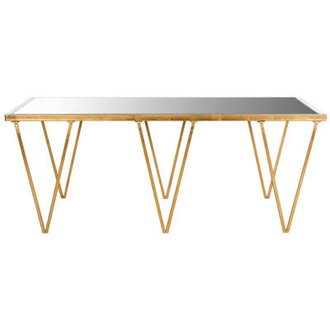 Oxendine Glass Top Coffee Table