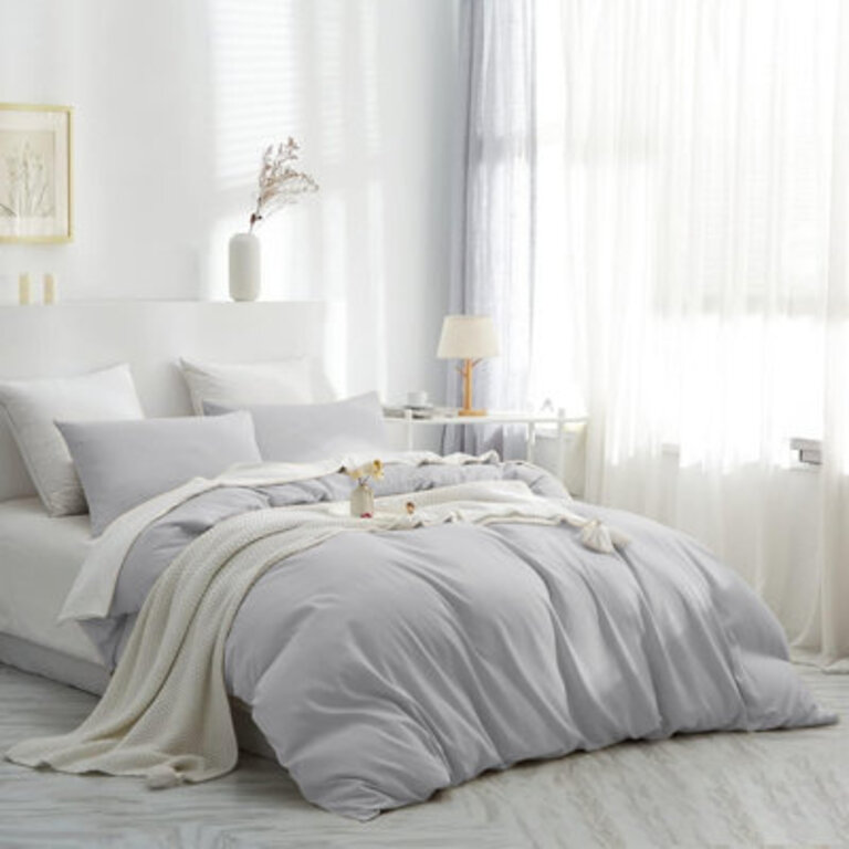 Modern  Contemporary Microfiber Duvet Cover with Pillowcases Soft  Durable Bedding set