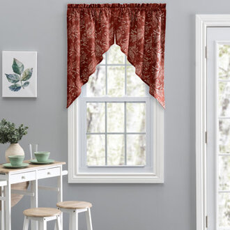 Sanita Cotton Floral Swag Window Valance