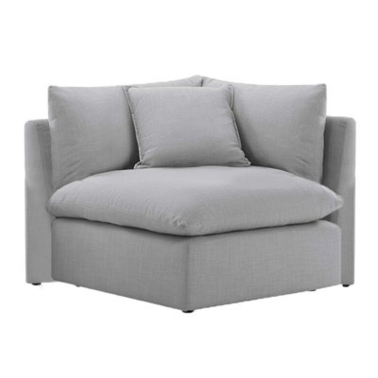 Annabella 4055 W Armless Corner Wedge Accent Chair
