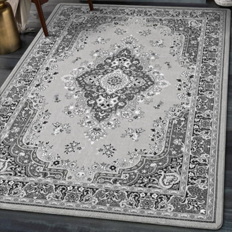 Delcine Washable Floral Indoor Rug